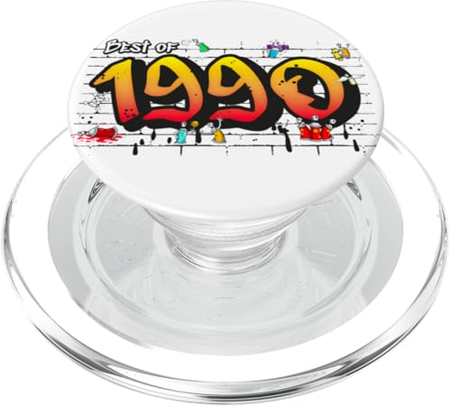 Best of 1990 Graffiti – 35 Years of 90s Vibes PopSockets PopGrip für MagSafe von Glitch Graffiti Style Graphic Design For Men Women