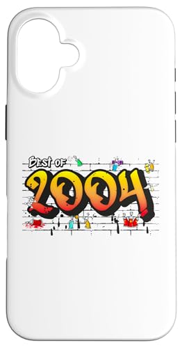 Fresh 2004 Graffiti – 21 Years of Urban Pulse Hülle für iPhone 16 Plus von Glitch Graffiti Style Graphic Design For Men Women