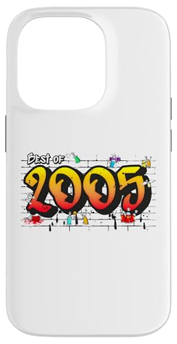 Graffiti Vibes Since 2005 – 20 Years of Urban Edge Hülle für iPhone 14 Pro von Glitch Graffiti Style Graphic Design For Men Women