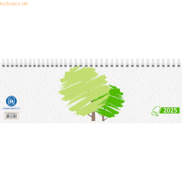 Glocken Querkalender 29,7x10,5cm 1 Woche/2 Seiten UWS Kalendarium 2025 von Glocken