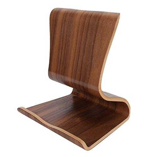 Glomora Wooden Mobile Phone Stand,Tabletop Tablet Holder Bracket for Bedside Office Desktop von Glomora