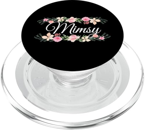 Mimsy mit Blumenakzent, lustiges Geschenk für Tante, Oma, Mama PopSockets PopGrip für MagSafe von Glorious Grandma Names