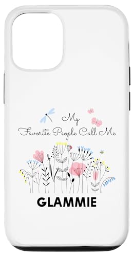 My Favorite People Call Me Glammie Floral Grandma Mom Geschenk Hülle für iPhone 12/12 Pro von Glorious Grandma Names