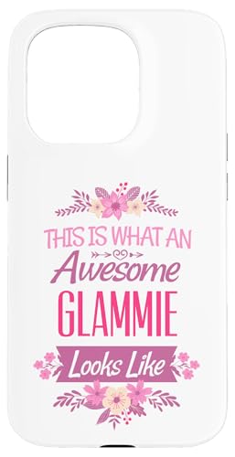 So sieht ein tolles Glammie Looks Like Oma Geschenk aus Hülle für iPhone 15 Pro von Glorious Grandma Names