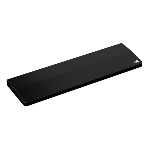 Glorious Gaming Wooden Keyboard Wrist Rest (Kompakt) - Weiße Esche, mittelgrobe Maserung, Glatte Oberfläche, schweiß- und ölbeständig, leicht zu reinigen, rutschfeste, 300 x 100 x 19mm - Onyx von Glorious