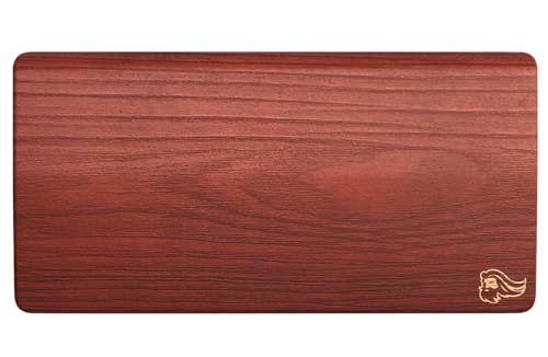 Glorious Gaming Wooden Mouse Wrist Rest - Weiße Esche, mittelgrobe Maserung, glatte Oberfläche, schweiß- und ölbeständig, leicht zu reinigen, rutschfeste Gummibasis, 200 x 100 x 19mm - Golden Oak von Glorious