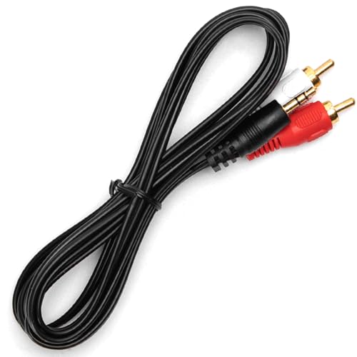 Glowster Audiokabel, 2 x RCA, 1,8 m, Schwarz von Glowster