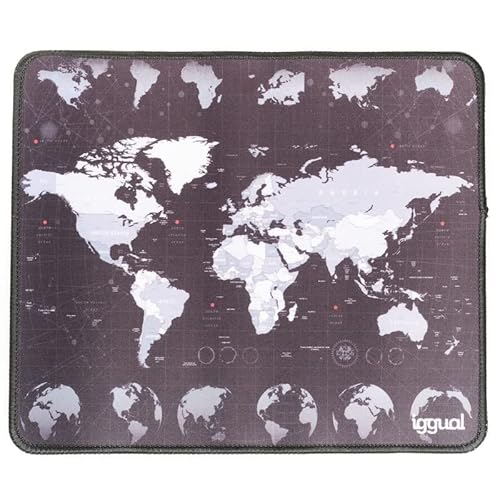 Glowster Mauspad mit Weltkarte, 30 x 25 cm, rutschfest, robust, ideal für Büro und Zuhause, erleichtert die Verwendung der Maus. Glowster Mauspad mit Weltkarte, 30 x 25 cm, rutschfest, robust, ideal für Büro und Zuhause, erleichtert die Verwendung der Maus. von Glowster