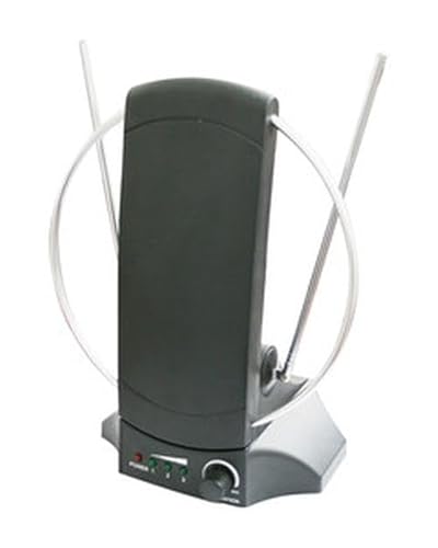 Innen-TV-Antenne mit Verstärker, kompaktes Design, verbessertes Signal; ideal für den Empfang von Kanälen in Bereichen mit geringer Abdeckung. Innen-TV-Antenne mit Verstärker, kompaktes Design, verbessertes Signal; ideal für den Empfang von Kanälen in Bereichen mit geringer Abdeckung. von Glowster