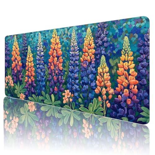 Gaming Mauspad Rosa Mousepad XXL 1200x600 mm einfach zu reinigen,Maschinenwaschbar Mouse pad Orange Farbe Groß Schreibtischunterlage Mauspad, Verbessert Präzision und Geschwindigkeit, G-82 von Gmeignl