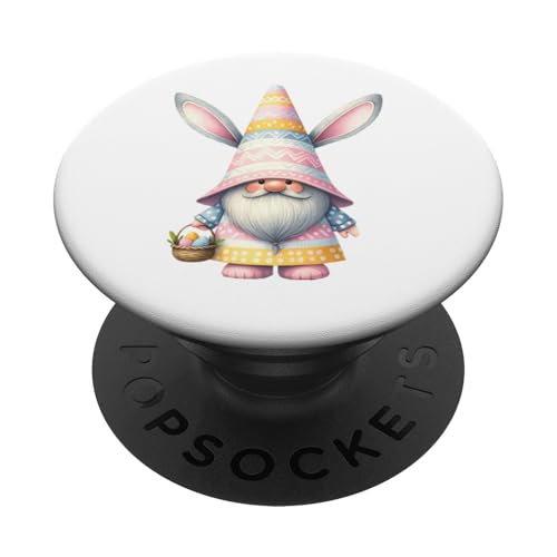 Osterwichtel Hase Haseneier Osterkorb Frühlingswichtel PopSockets Klebender PopGrip von Gnome Easter Tees NYC