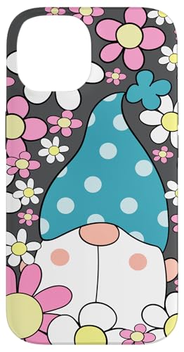 Hülle für iPhone 14 Garden Gnome And Daisy Flowers For Women Cute Summer Pattern von Gnomie Gifts For Garden Gnome Lovers