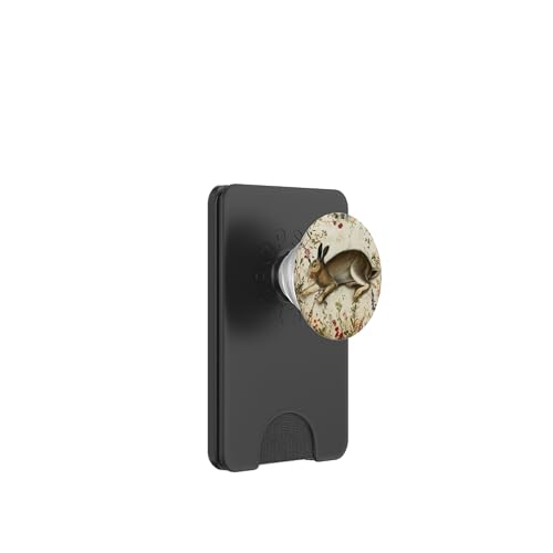 Hase im Vintage-Stil mit floraler Grafik und Tiermotiv PopSockets PopWallet für MagSafe Hase im Vintage-Stil mit floraler Grafik und Tiermotiv PopSockets PopWallet für MagSafe von Gnosis Picture Archive