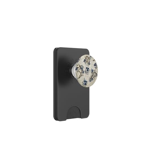 Kardiologie Herz Anatomie mit blauem Blumenmuster PopSockets PopWallet für MagSafe Kardiologie Herz Anatomie mit blauem Blumenmuster PopSockets PopWallet für MagSafe von Gnosis Picture Archive