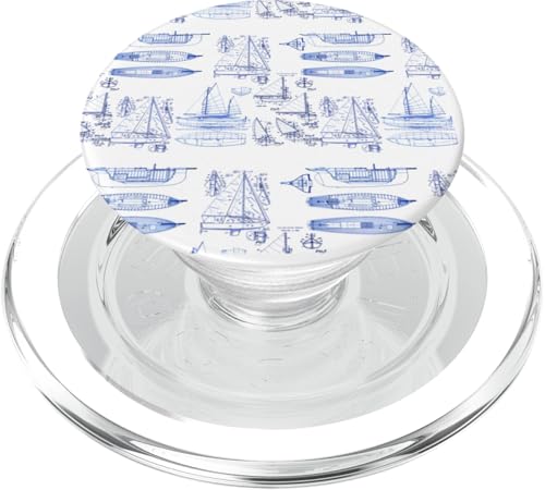 Segel-Themen-Diagramme von Segelbooten PopSockets PopGrip für MagSafe Segel-Themen-Diagramme von Segelbooten PopSockets PopGrip für MagSafe von Gnosis Picture Archive
