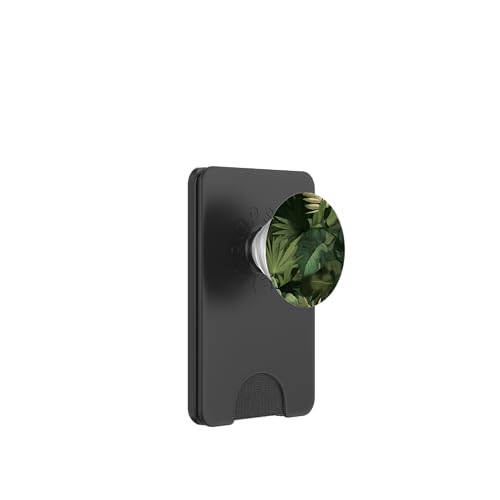 Tropisches Dschungel-Thema, grünes Laub-Design PopSockets PopWallet für MagSafe Tropisches Dschungel-Thema, grünes Laub-Design PopSockets PopWallet für MagSafe von Gnosis Picture Archive