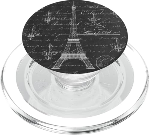 Vintage Paris Französische Handschrift Grafik PopSockets PopGrip für MagSafe Vintage Paris Französische Handschrift Grafik PopSockets PopGrip für MagSafe von Gnosis Picture Archive