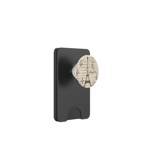 Vintage Paris Französische Handschrift Grafik PopSockets PopWallet für MagSafe Vintage Paris Französische Handschrift Grafik PopSockets PopWallet für MagSafe von Gnosis Picture Archive