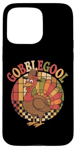 Hülle für iPhone 15 Pro Max Gobblegool Gesegneter Truthahn zum Erntedankfest, grooviges Retro-Design von Gobble Gool Thankful Turkey Day Happy Thanksgiving