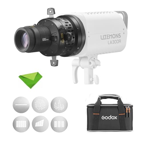 Godox BP85 Kit-LED-Projektionsbefestigung, 85-mm-Objektiv, EF-Objektivhalterung, BP-SE für Flache Kopf Bowens Mount Video Lights für Godox LA150R, LA200R, LA300R, LA300BI Godox BP85 Kit-LED-Projektionsbefestigung, 85-mm-Objektiv, EF-Objektivhalterung, BP-SE für Flache Kopf Bowens Mount Video Lights für Godox LA150R, LA200R, LA300R, LA300BI von Godox
