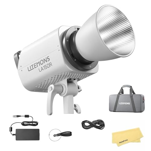 Godox LA150R Vollfarb-RGB-LED-Videoleuchte, Einstellbare 1800–10000 K CCT, Hoher CRI/TLCI 95 mit 14 Lichteffekten, -20 °C bis 40 °C Betrieb, Kompakt und Leicht für Videoaufnahmen und Live-Streaming Godox LA150R Vollfarb-RGB-LED-Videoleuchte, Einstellbare 1800–10000 K CCT, Hoher CRI/TLCI 95 mit 14 Lichteffekten, -20 °C bis 40 °C Betrieb, Kompakt und Leicht für Videoaufnahmen und Live-Streaming von Godox