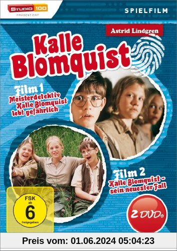 Astrid Lindgren: Kalle Blomquist: Kalle Blomquist lebt gefährlich / Kalle Blomquist ... [2 DVDs] von Göran Carmback