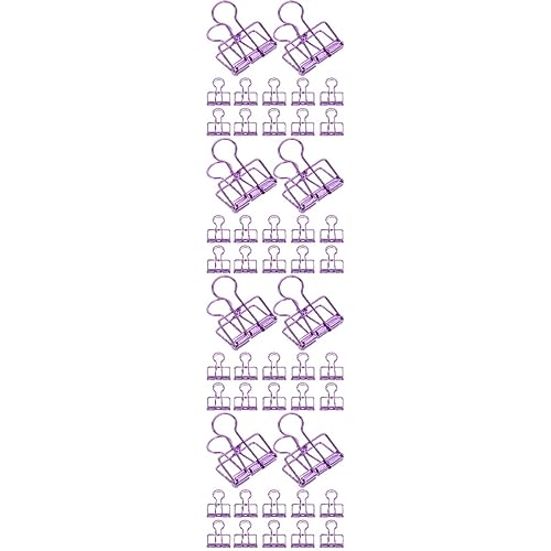 Gogogmee 40 Stk Elliot-ordner Miniclips Dokumentenklammern Büroklammern Dokumentieren Kleine Heftklammern Büroklammern in Verschiedenen Größen Büroordner Jumbo Draht Liefern Metall Violett von Gogogmee