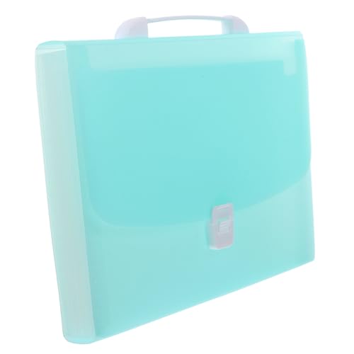 Gogogmee Dateien Ordner Dokumentenempfangsorganisator Aktenhalter aus Papier visitenkarten aufbewahrung box dokumente organizer file organizer Plastik Ordner Dateiorganisator pp Light Green von Gogogmee