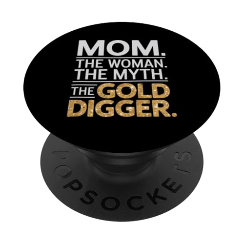 Gold Digger Mining Gold Rush Goldwaschen PopSockets Klebender PopGrip von Gold Panning Gifts for Men and Women