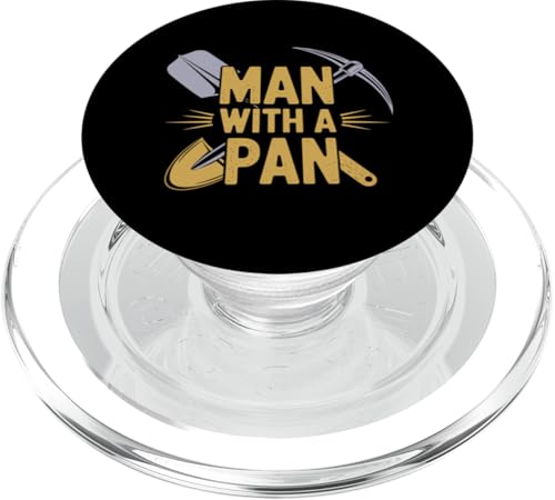 Gold Digger Mining Gold Rush Goldwaschen PopSockets PopGrip für MagSafe von Gold Panning Gifts for Men and Women