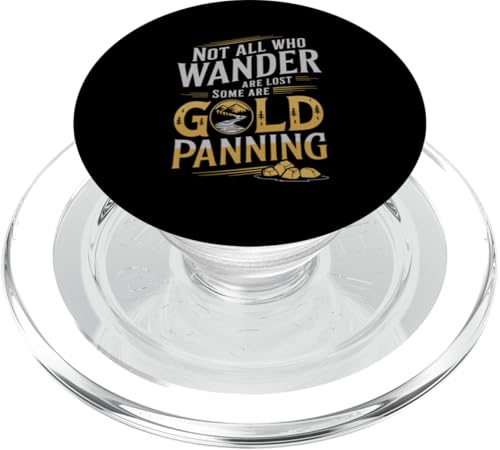 Gold Digger Mining Gold Rush Goldwaschen PopSockets PopGrip für MagSafe von Gold Panning Gifts for Men and Women