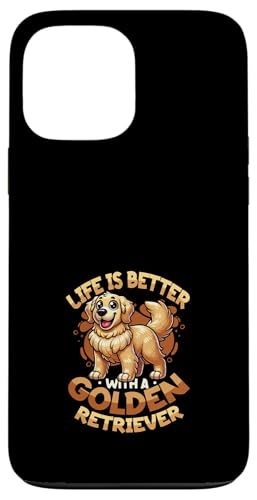 Hülle für iPhone 13 Pro Max Golden Retriever Hunderasse Golden Retriever von Golden Retriever Dog Lover Designs