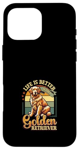 Hülle für iPhone 16 Pro Max Golden Retriever Hunderasse Golden Retriever von Golden Retriever Dog Lover Designs