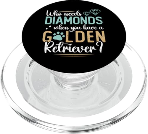 Mädchen Golden Retriever Hunderasse Golden Retriever PopSockets PopGrip für MagSafe von Golden Retriever Dog Lover Designs