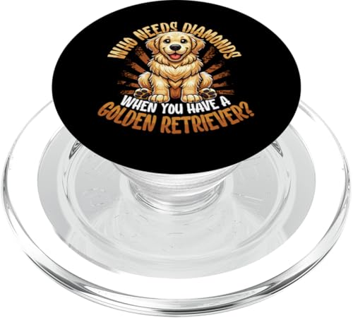 Mädchen Golden Retriever Hunderasse Golden Retriever PopSockets PopGrip für MagSafe von Golden Retriever Dog Lover Designs