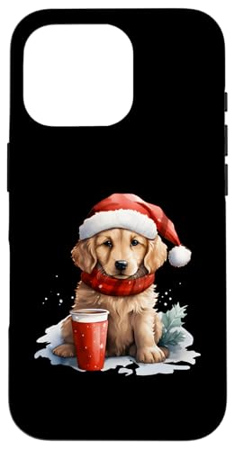 Hülle für iPhone 16 Pro Hund Golden Retriever Weihnachten von Golden Retriever Dogs Apparel