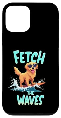 Cooler Golden Retriever Surf-Hund Hülle für iPhone 12 mini von Golden Retriever Fun Designs