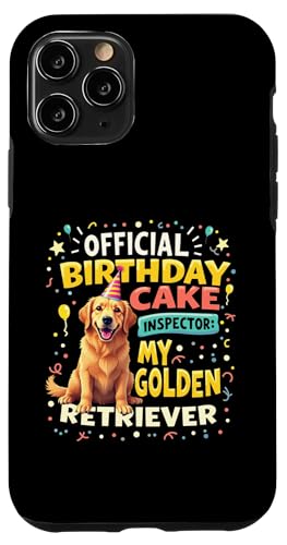 Lustiges Geburtstagsgeschenk Golden Retriever Hund Hülle für iPhone 11 Pro von Golden Retriever Fun Designs