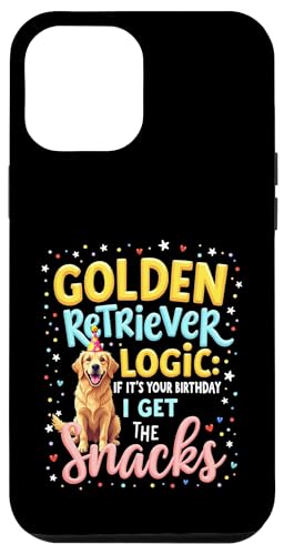 Lustiges Geburtstagsgeschenk Golden Retriever Hund Hülle für iPhone 12 Pro Max von Golden Retriever Fun Designs