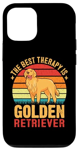 Hülle für iPhone 13 The Best Therapy Is Golden Retriever von Golden Retriever Hunde Geschenke Hundeliebhaber