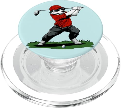 Hund Golf PopSockets PopGrip für MagSafe von Golfing Animals