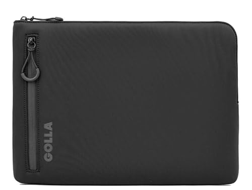 Golla Laptop Tasche/Wasserdichter Laptop Sleeve aus Neopren/Für MacBook, Asus und weitere Notebooks/Elegante Laptophülle/Reißverschluss mit Neoprenmantel / 14 Zoll/Black von Golla