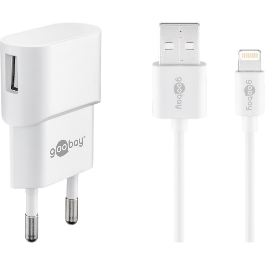 Apple Lightning Ladeset 5 Watt, Ladegerät von Goobay