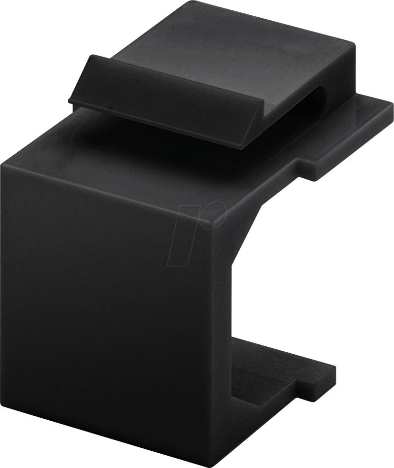 GOOBAY 79990 - Keystone Modul Abdeckung, schwarz, 4 Stück von Goobay