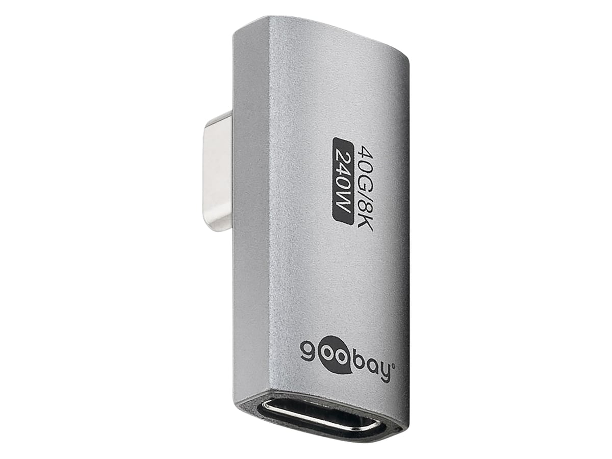 GOOBAY USB-C-Adapter 74443 90° USB4 von Goobay