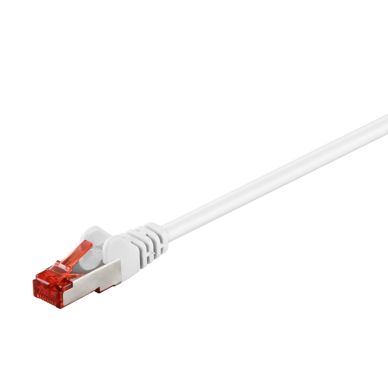 Goobay 0,5m CAT 6 Patchkabel, S/FTP (PiMF), Weiß von Goobay