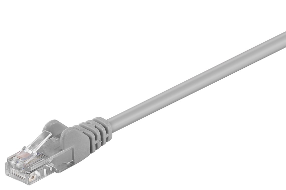Goobay CAT 5e Patchkabel, U/UTP, Grau Goobay CAT 5e Patchkabel, U/UTP, Grau von Goobay
