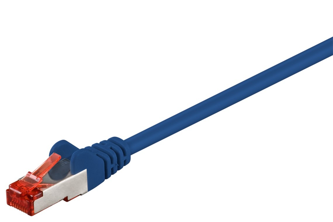 Goobay CAT 6 Patchkabel, S/FTP (PiMF), Blau von Goobay