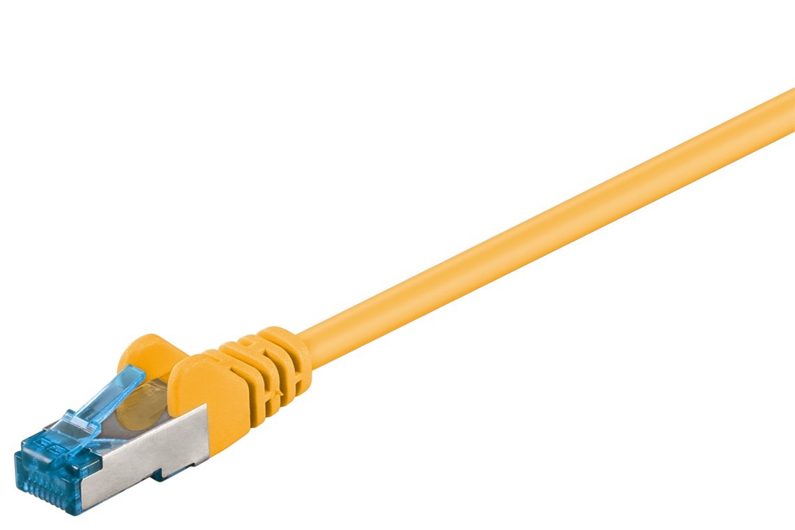 Goobay CAT 6A Patchkabel, S/FTP (PiMF), Gelb von Goobay