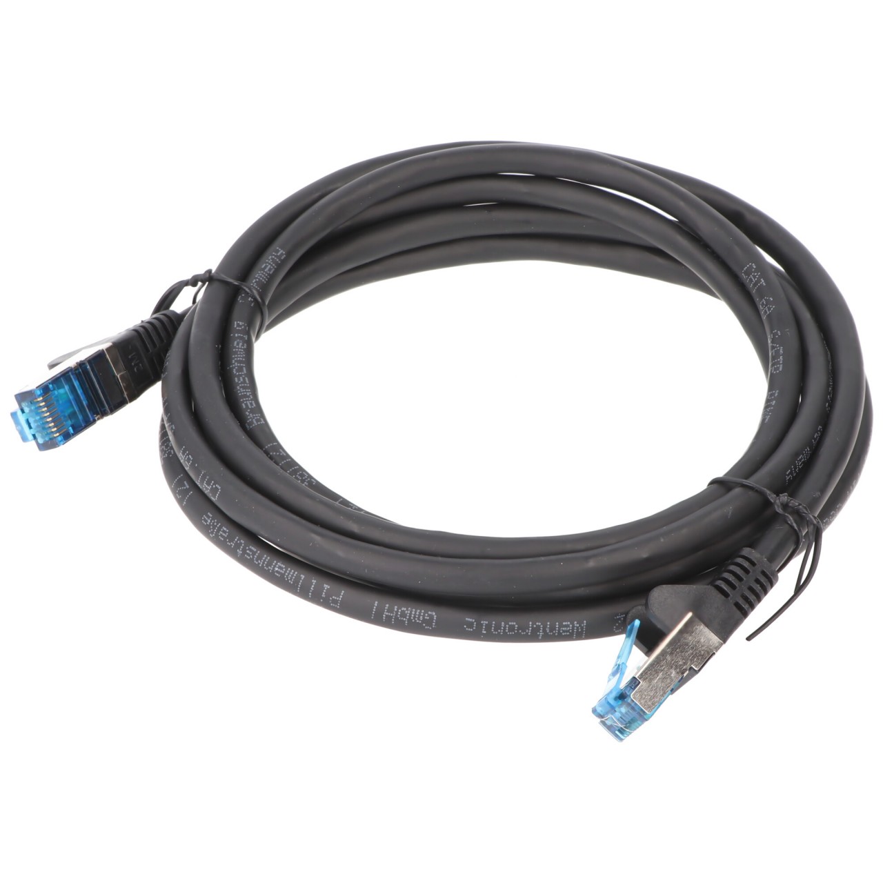 Goobay CAT 6A Patchkabel, S/FTP (PiMF), Schwarz von Goobay